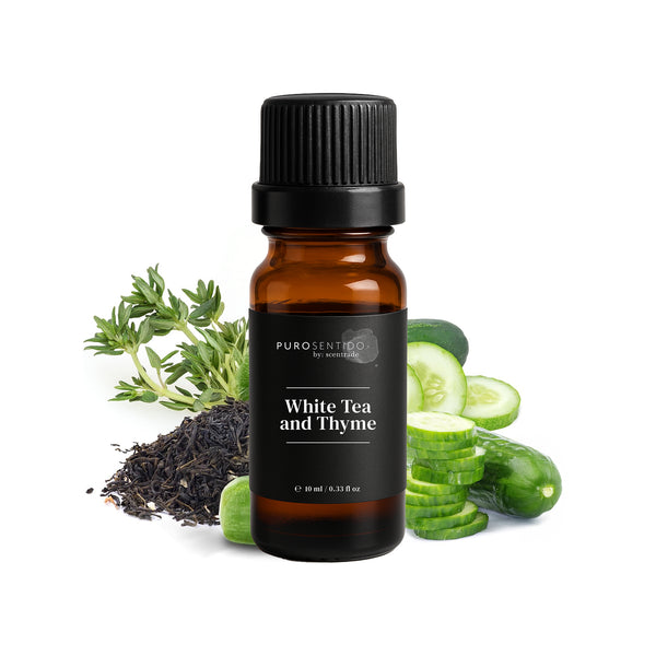 White Tea and Thyme fragrance oil for diffusers – PuroSentido By White Tea and Thyme fragrance oil for diffusers – PuroSentido By